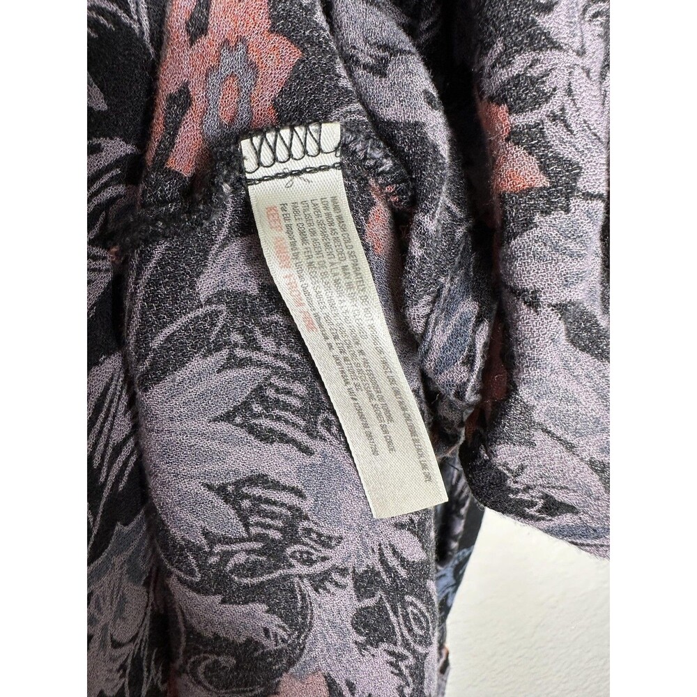 Free People Dress Womens Small Black Floral Bohemian Intimately Spaghetti Strap - Picture 4 of 5